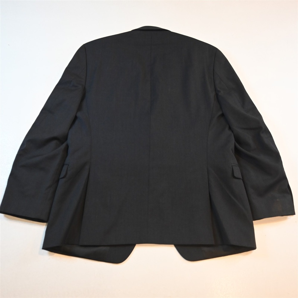 Calvin Klein 43R‎ 36x32 Gray 100% Wool Mens Jacket Pants Suit - Picture 7 of 12
